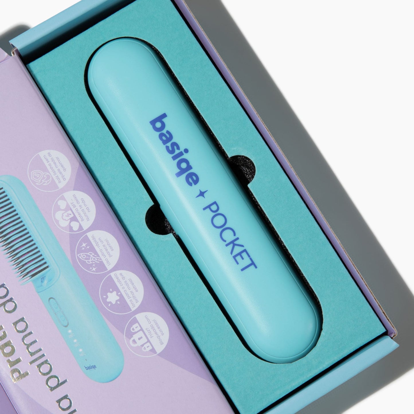 Basiqe Pocket  | Escova Alisadora Portátil